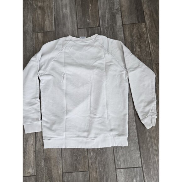 Adidas Crew Neck Graphic Sweatshirt White. Mens XL - Picture 4 of 8